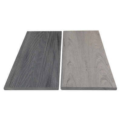 Coffee Apartment External Wall Cladding Sheets 139*9mm 3D Woodgrain
